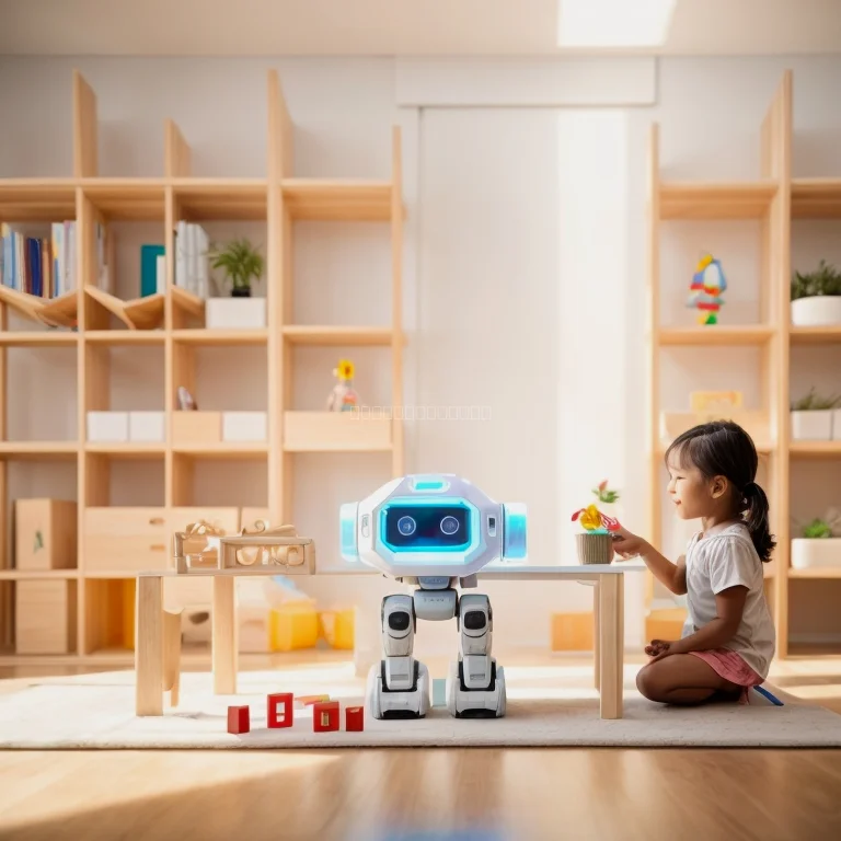Kinder spielen mit KI-Spielzeug
